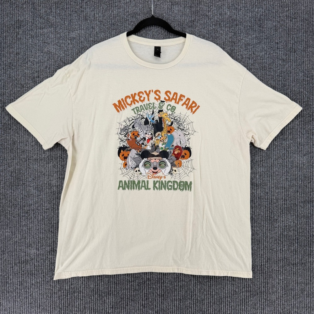 Disney Mickey's Safari Animal Kingdom disney movies graphic tee 2XL plus size